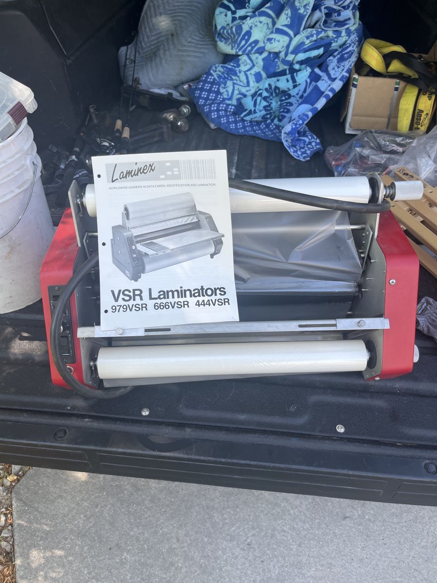 Laminex VSR 979VSR / 666VSR / 444VSR Commercial Roll Laminator with Manual