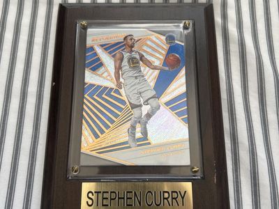 Stephen Curry Revolution Warriors NBA Basketball Card Plaque Display Collectible