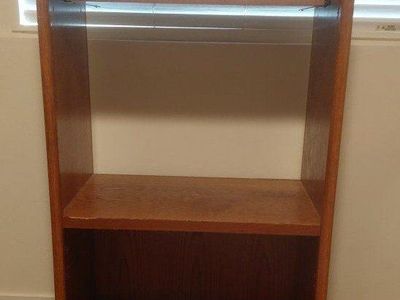 Small Med. Brown Entertainment Center / Shelves