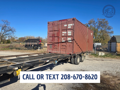 Local Idaho Company - 20ft and 40ft containers - Pick and choose your container