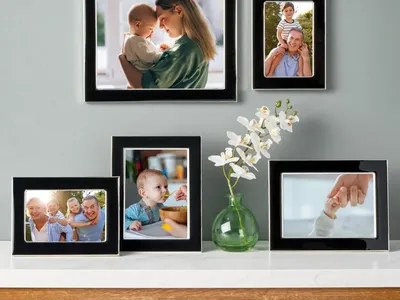 Brand new Mikasa Enamel Picture Frames, Set of 5.