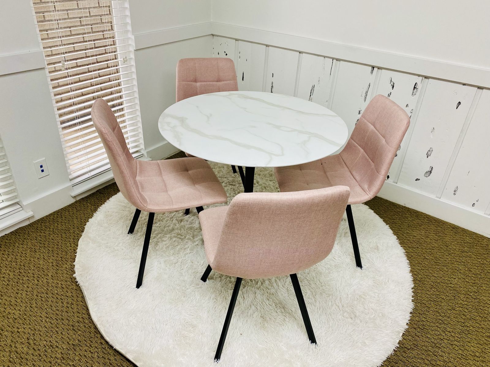 Marble Dining Table With 4 Chairs