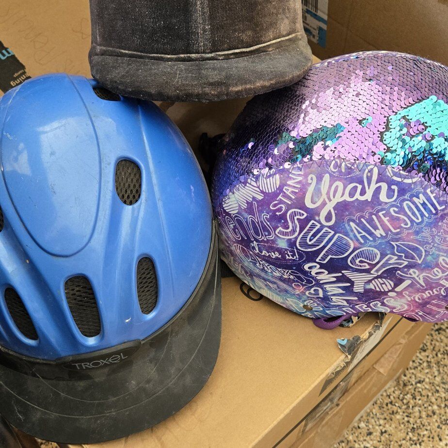 Horse riding helmets