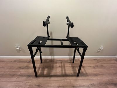 Gator Frameworks Heavy-duty Keyboard Table with 2nd Tier Add-on