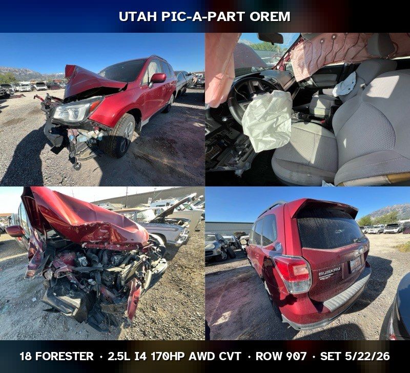 2018 Subaru Forester Parts - UTPAP Orem