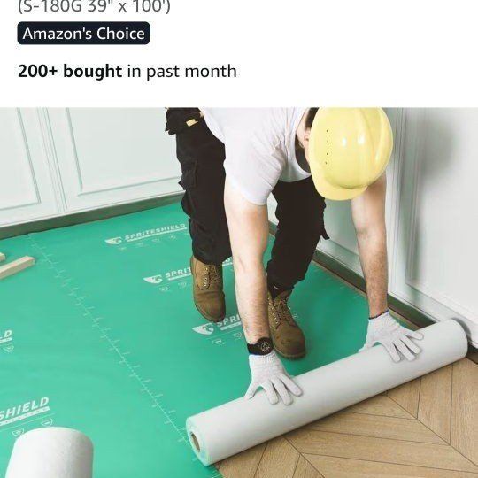 Spriteshield 39" x 100' Heavy Duty Floor Protection for Production and Renovation Brand New