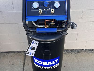 Brand new Kobalt 26 gal quiet tech compressor