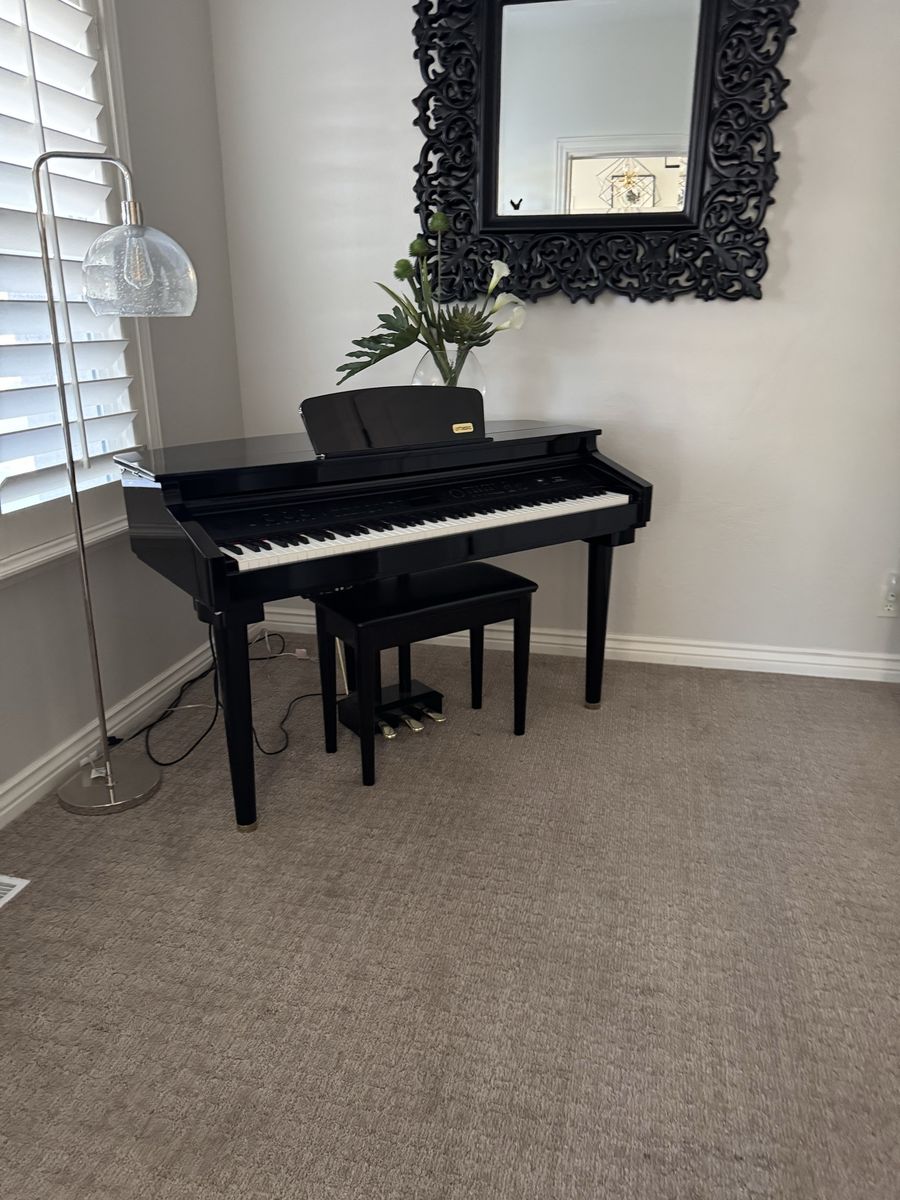 Baby grand electric piano