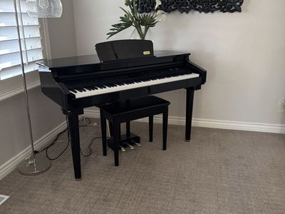 Baby grand electric piano