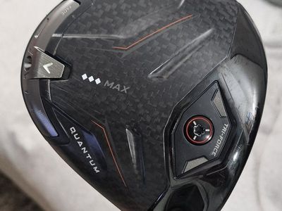 Callaway Quantum Triple Diamond Max 9.0 Driver Head excellent condition w/Project X HZRDUS Smoke green iM10 50 gm R flex 5.5