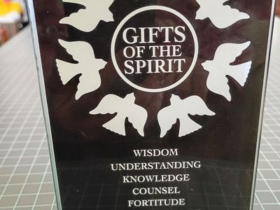 Gifts of the Spirit plaque with Doves