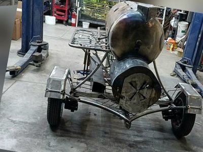 100% Hand-Built Custom 60-Gal Mobile Smoker & Utility Trailer – Brand New Master Build