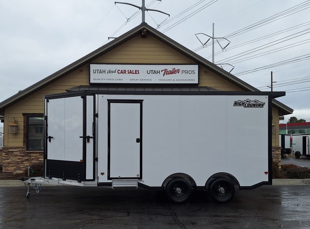 8x16 / 8.5x16 UTV/ATV/Snowmobile Enclosed Trailer All Aluminum High Country 2026