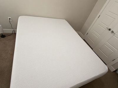 Queen Size Mattress and Bed Frame Set