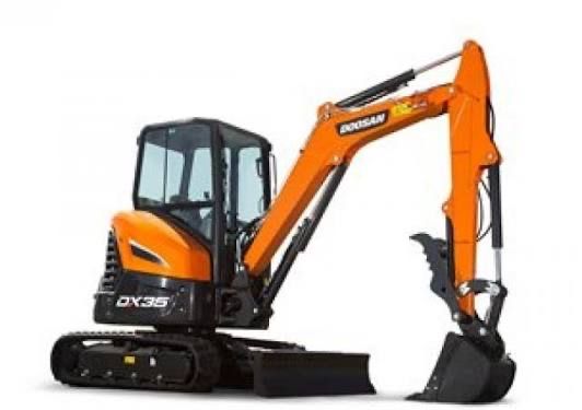2019 Doosan / Bobcat dx35-5 mini excavator