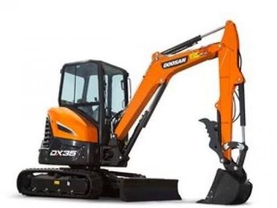 2019 Doosan / Bobcat dx35-5 mini excavator