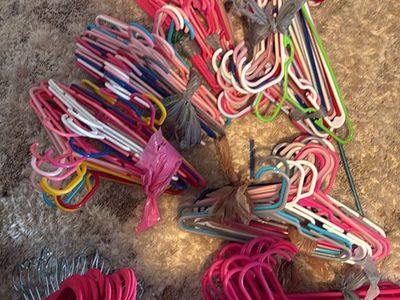 Hangers velvet kids and plastic 192 box