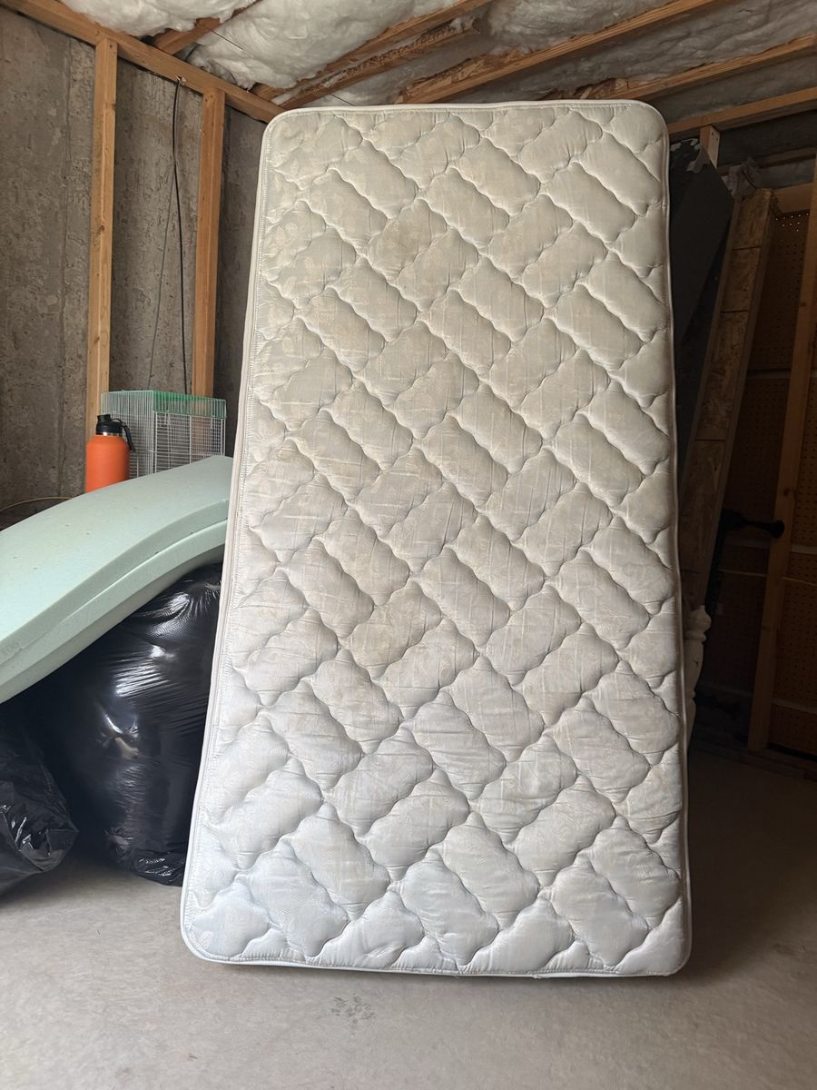 Twin-Size Costco Mattress w/ Bed Frame