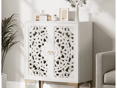JOINICE Accent Storage Cabinet with Doors