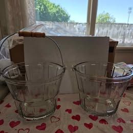 Glass Ice Buckets