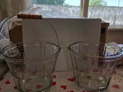 Glass Ice Buckets