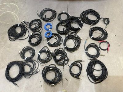 Various XLR and Instrument Cables