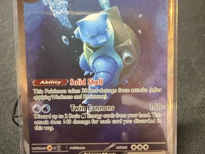 2023 Blastoise Ex 200/165 Scarlet & Violet 151