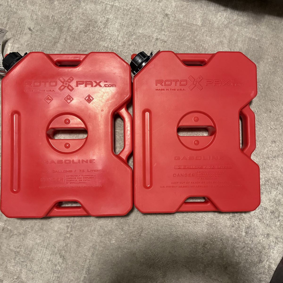 2x 2 gallon Rotopax Brand New