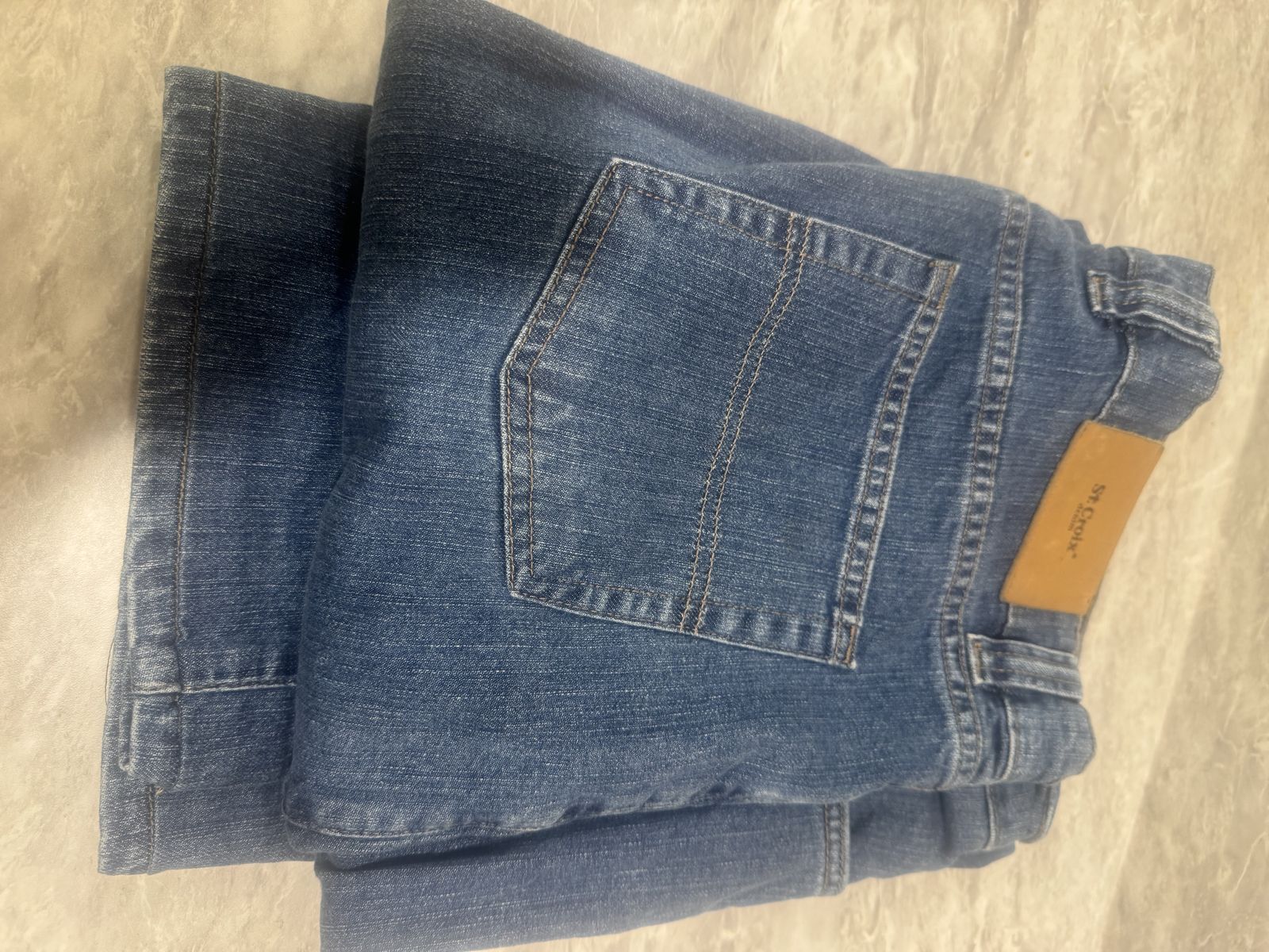 St. Croix Denim Men's Blue Jeans Size 48/38 - Classic Straight Leg Fit