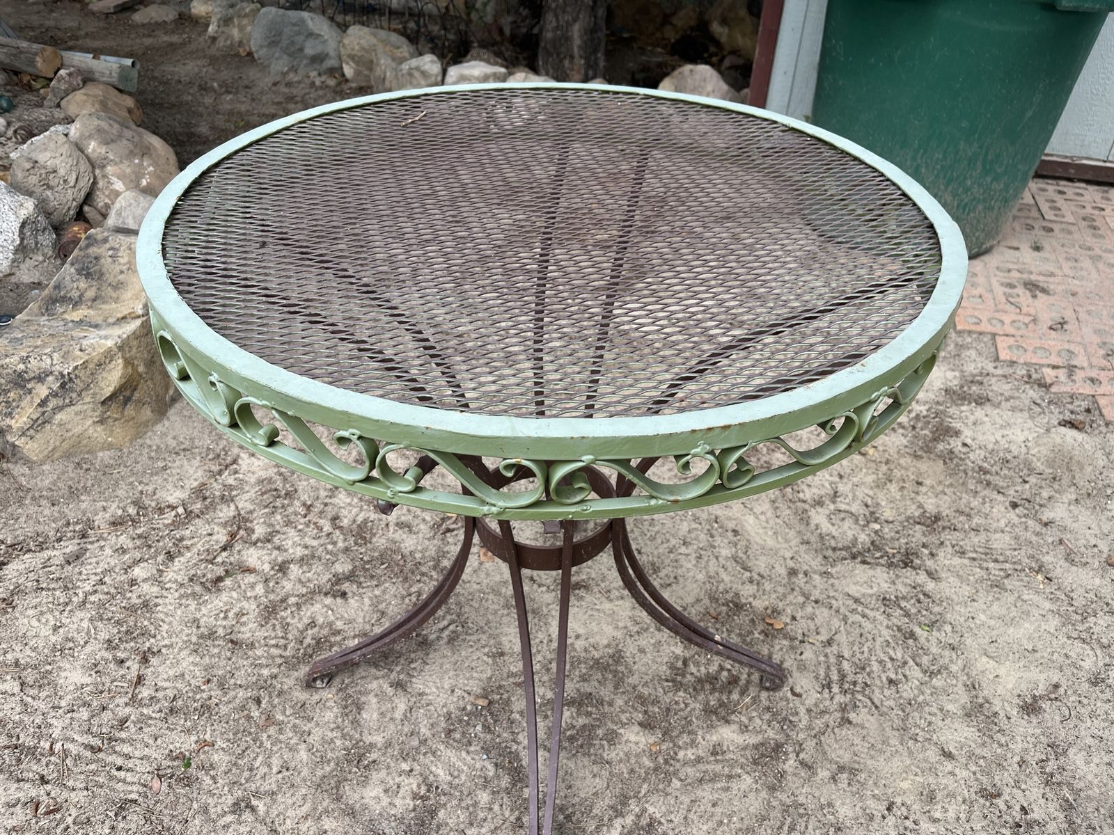 Vintage bistro table