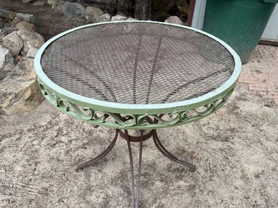 Vintage bistro table