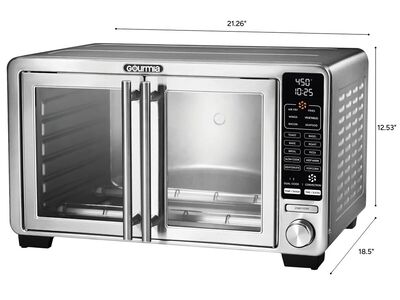 Gourmia GTF7698 XL 45qt. Digital Countertop Toaster Oven with Air Fry Dual Cook Auto 4234400 #99461