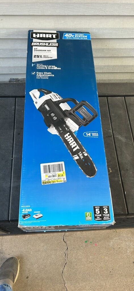Brand New 40 Volt Chainsaw