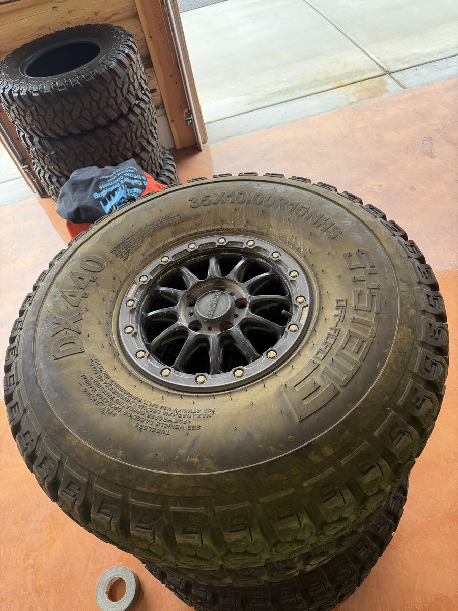 Pro r raceline wheels and 35s