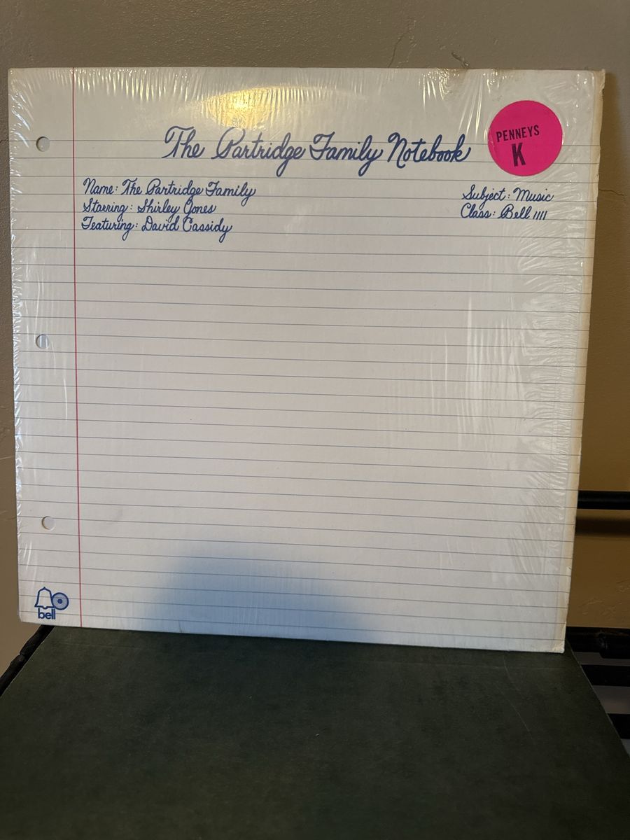 The Partridge Family Notebook Vinyl LP Record Album