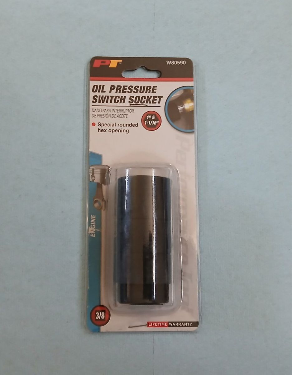 New Used Once Performance Tool Oil Pressure Switch Socket 1-1/16