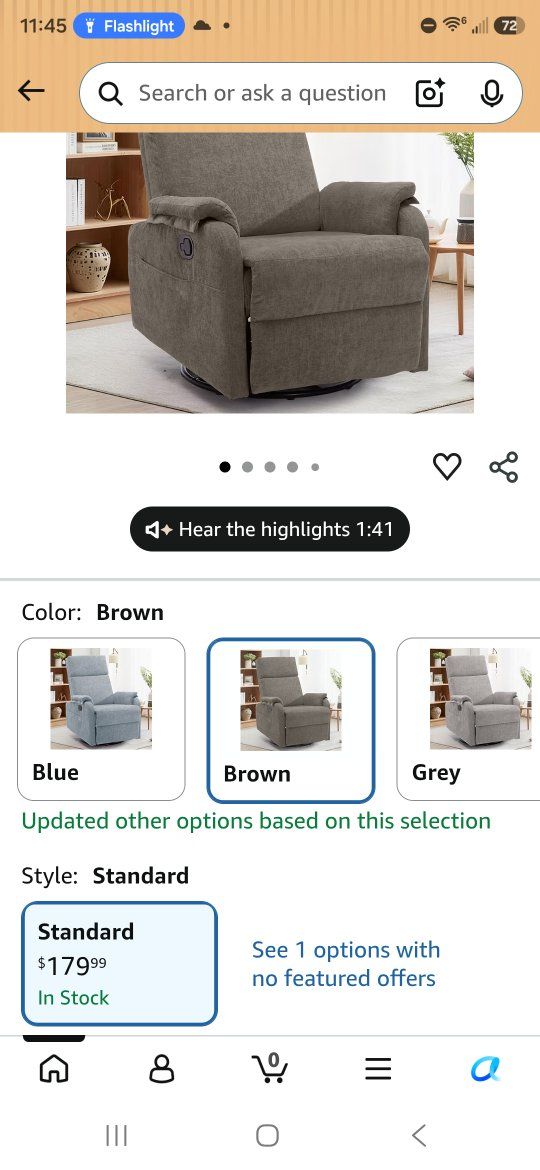 NEW Rocker Recliner