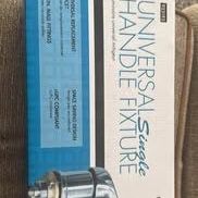 Universal single handle fixture for bathroom sink