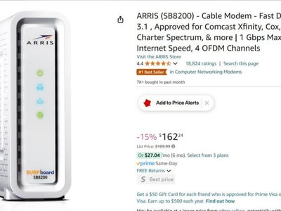 Arris Surfboard SB8200 Cable Modem