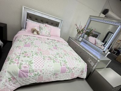 Set bed queen and mattress