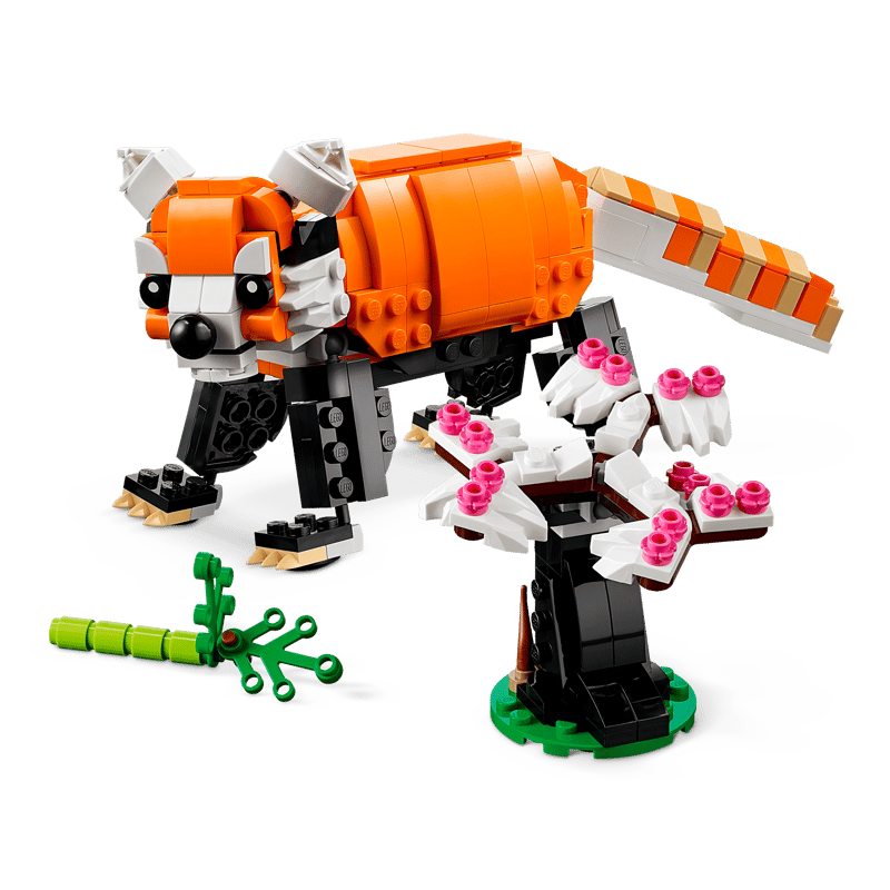 USED LEGO Creator Red Panda (31129) 3-in-1 Animal Building Set - Incomplete & Excellent Condition