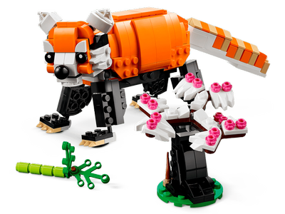 USED LEGO Creator Red Panda (31129) 3-in-1 Animal Building Set - Incomplete & Excellent Condition