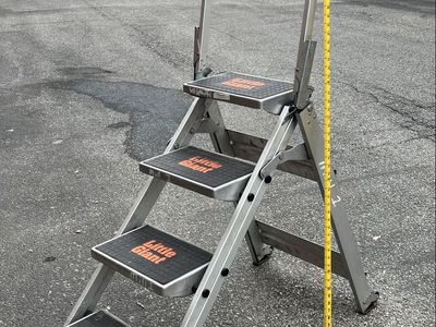Little Giant Ladder Step Ladder Aluminum 4-Step