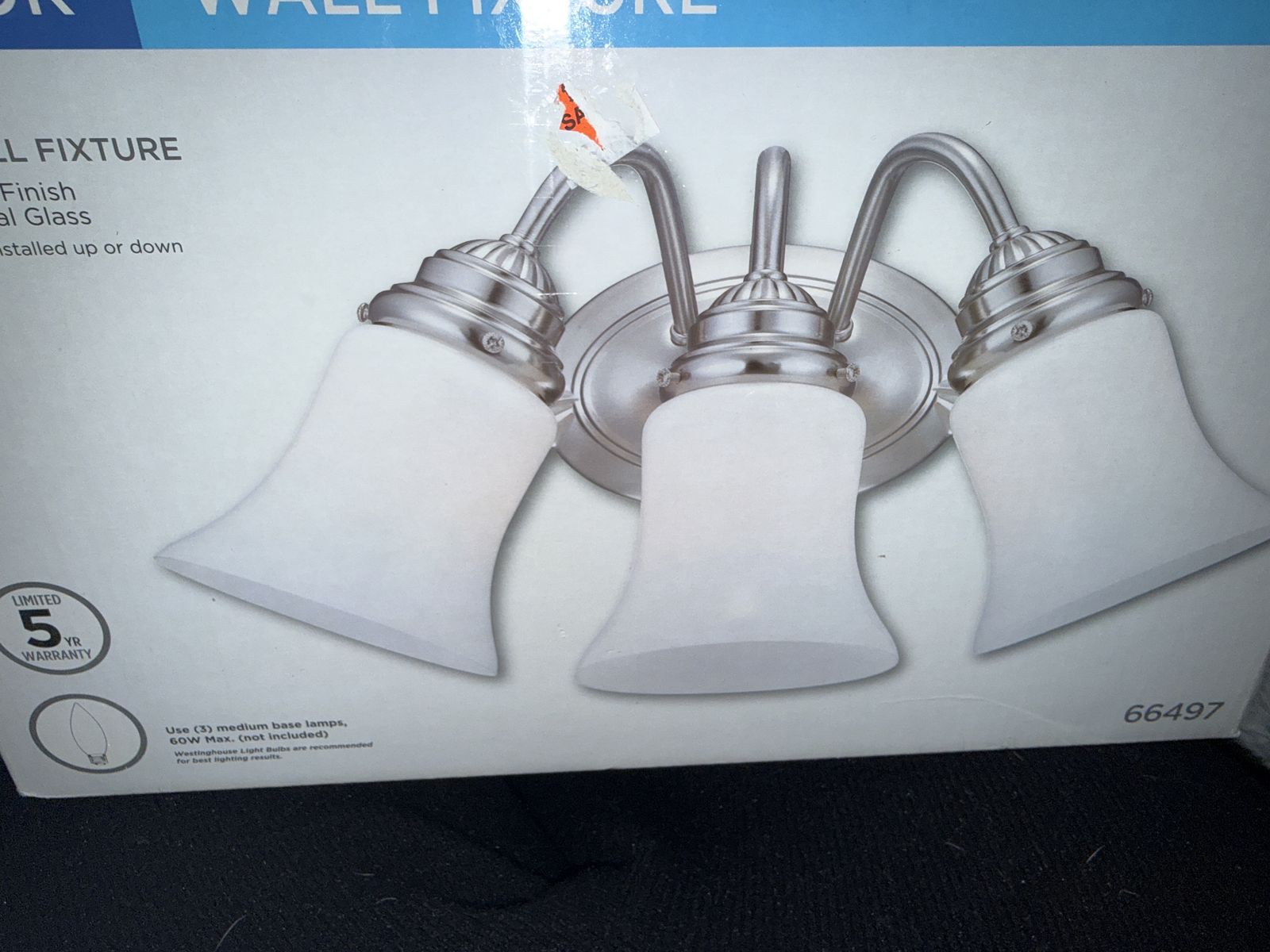 Bathroom Fixture 3 Bulbs