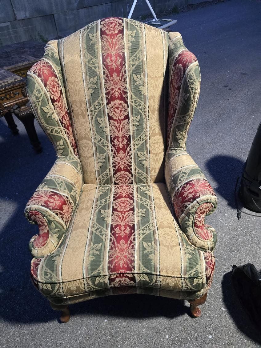 Classic Wingback Armchair