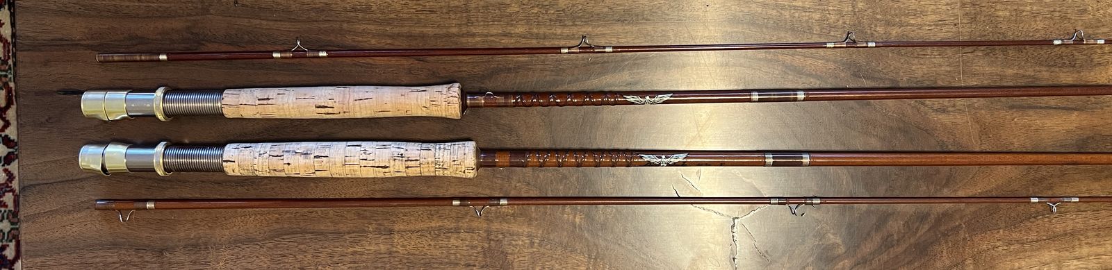 Selling a pair of early Fenwick Fly Rods on Grizzly blanks
