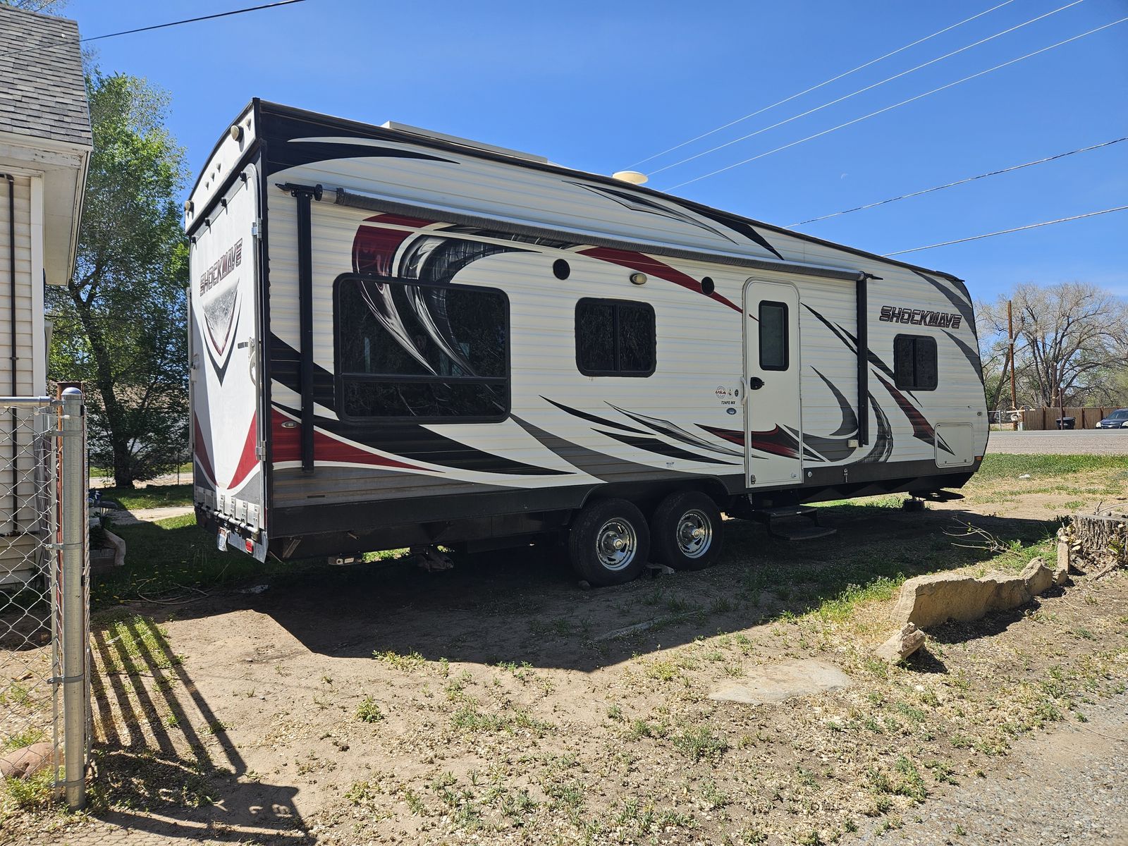 2015 Forest River Shockwave T24FQMX toy hauler