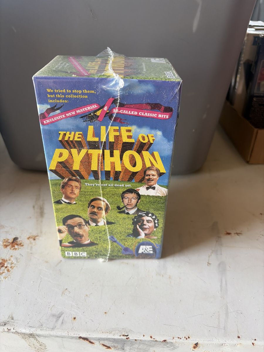 Sealed life of python vhs set volume 1-3