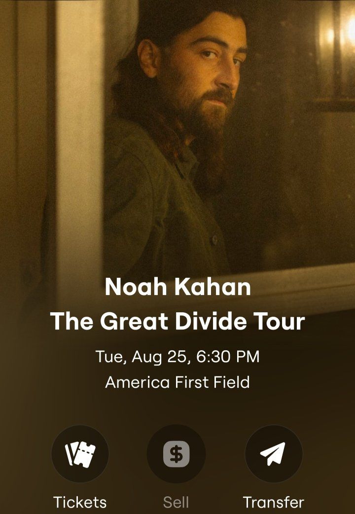 Noah Kahan Porch Tickets