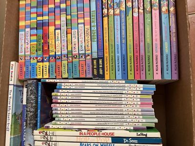 Two Boxes Full Of Kid Books